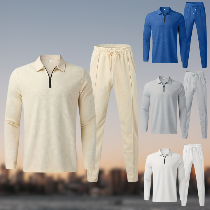 Ethan™ - Stylish waffle jogger set